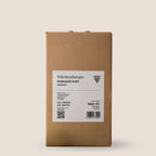 Braune Produktverpackung Grauburgunder trocken aus der Linie Aus’m Ländle der WZG mit weißem Etikett.