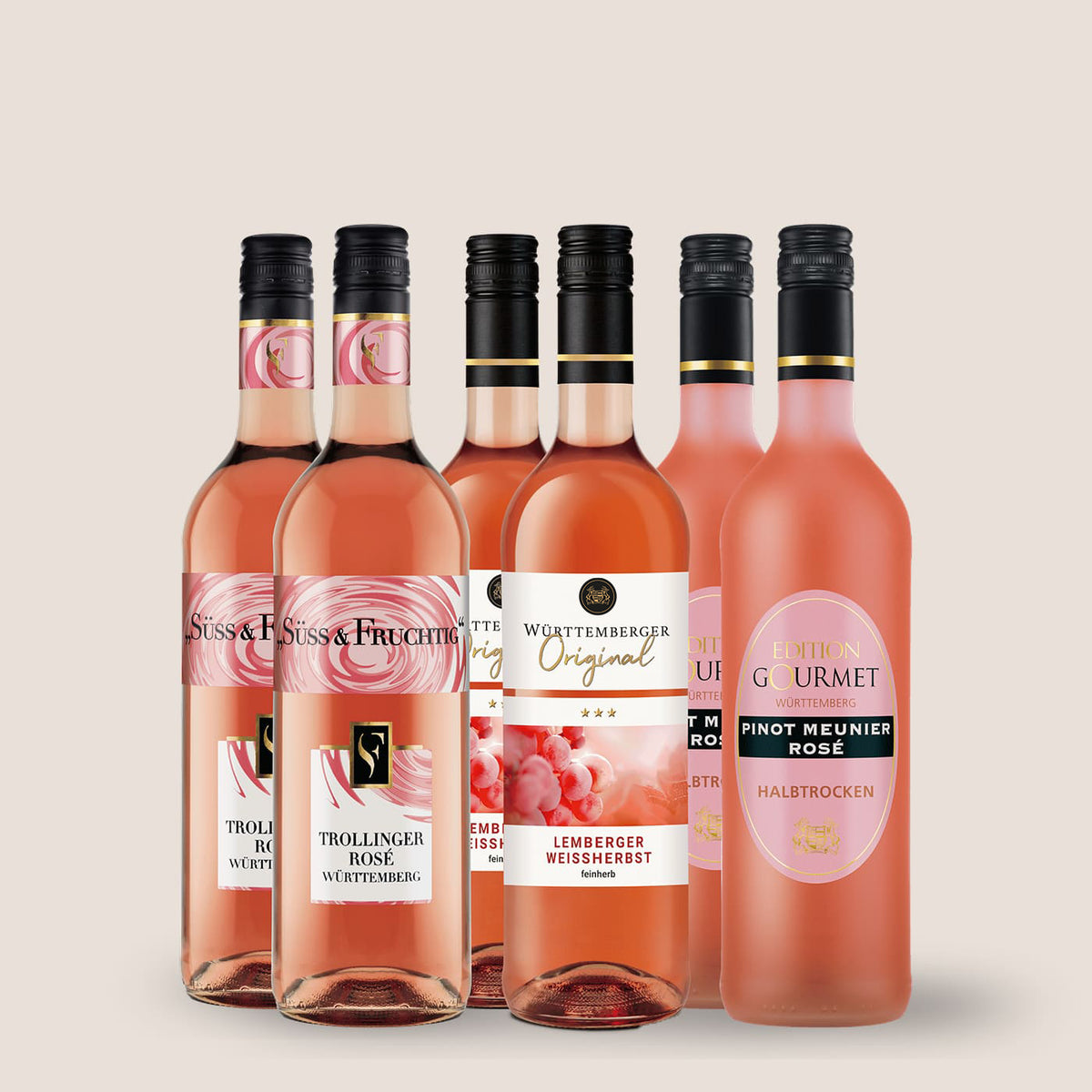 Drink Pink Roséweine der WZG als gemeinsame Sortimentsauswahl.
