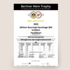 Urkunde einer Weinauszeichnung für einen Edition Gourmet Wein der WZG.