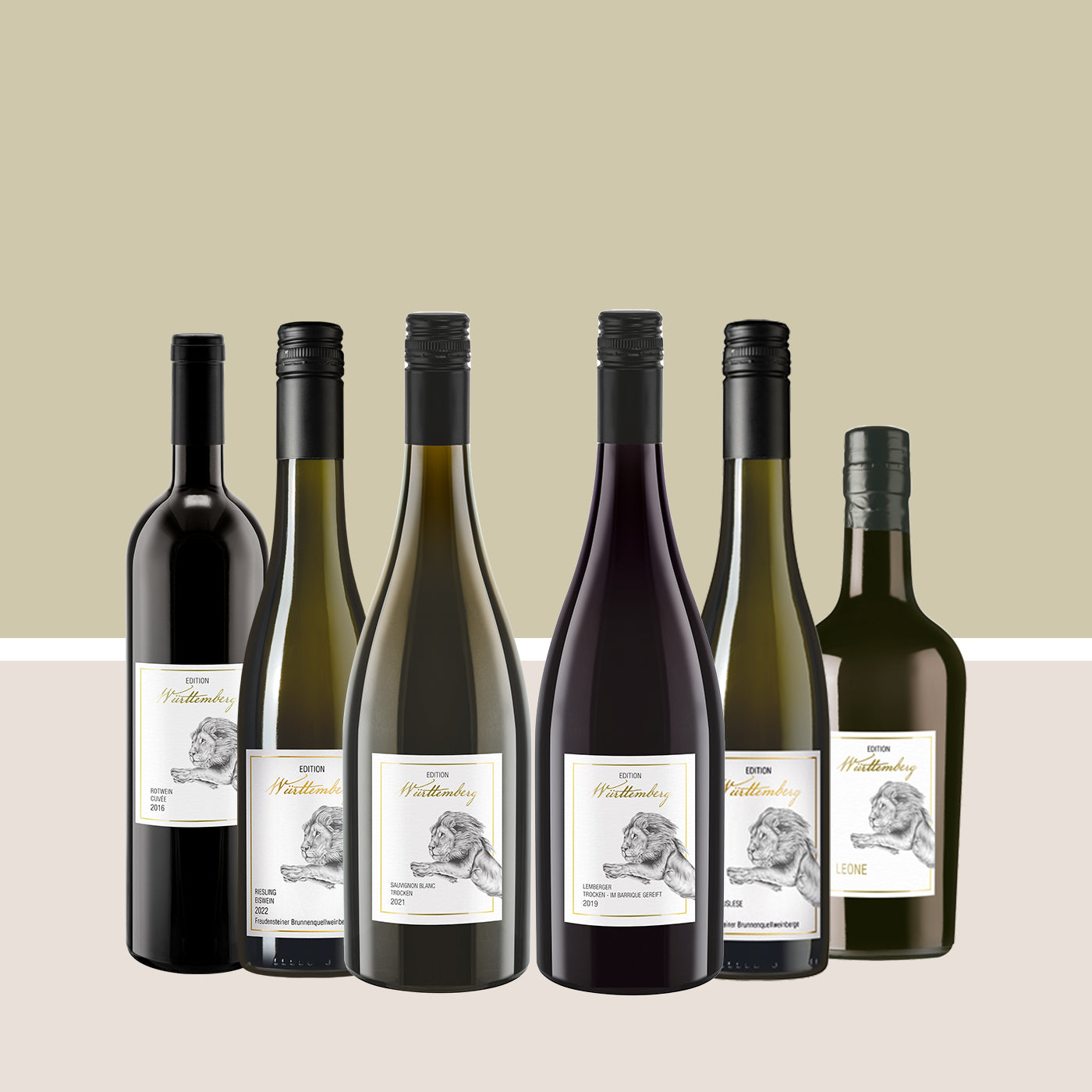 Übersicht der Weinsorten der WZG Edition Württemberg