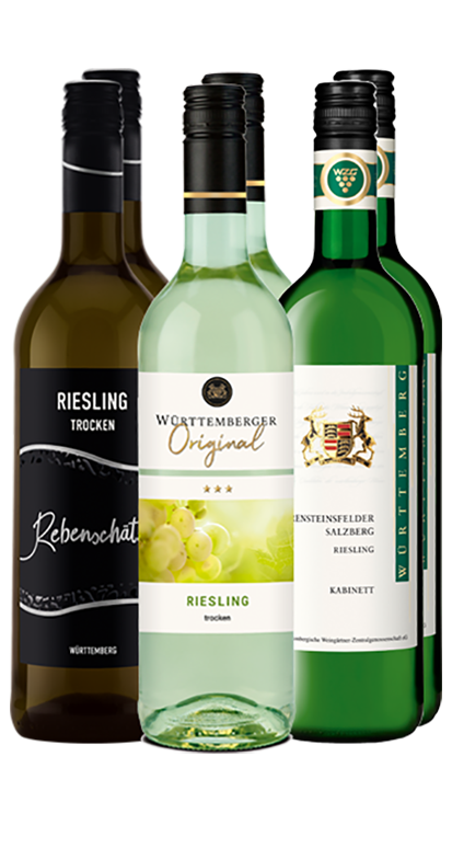 WZG Weißweinpaket Württemberg liebt Riesling