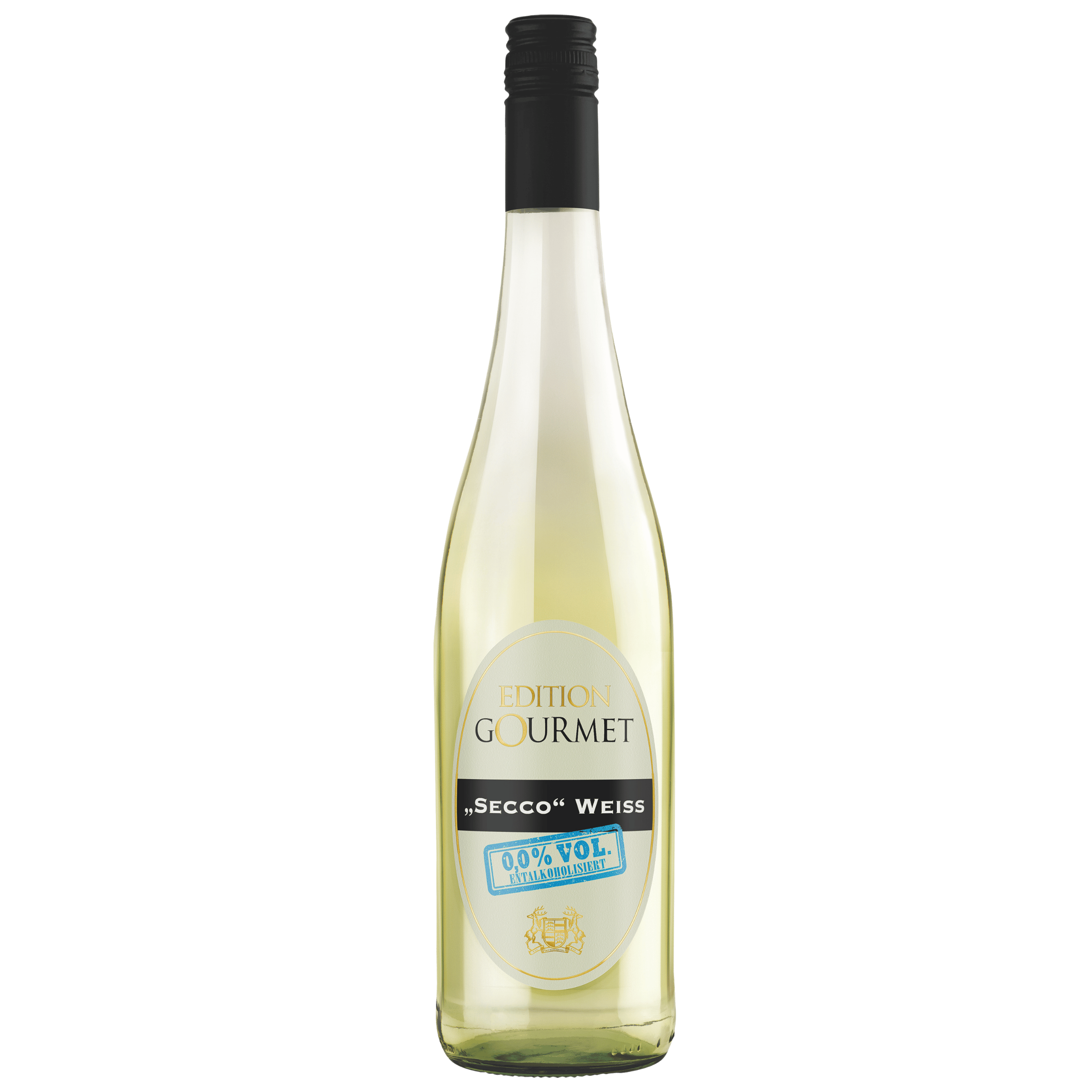 WZG entalkoholisierter Secco weiß der Serie Edition Gourmet Entalkoholisierte Seccoflasche weiß aus dem WZG Weinshop