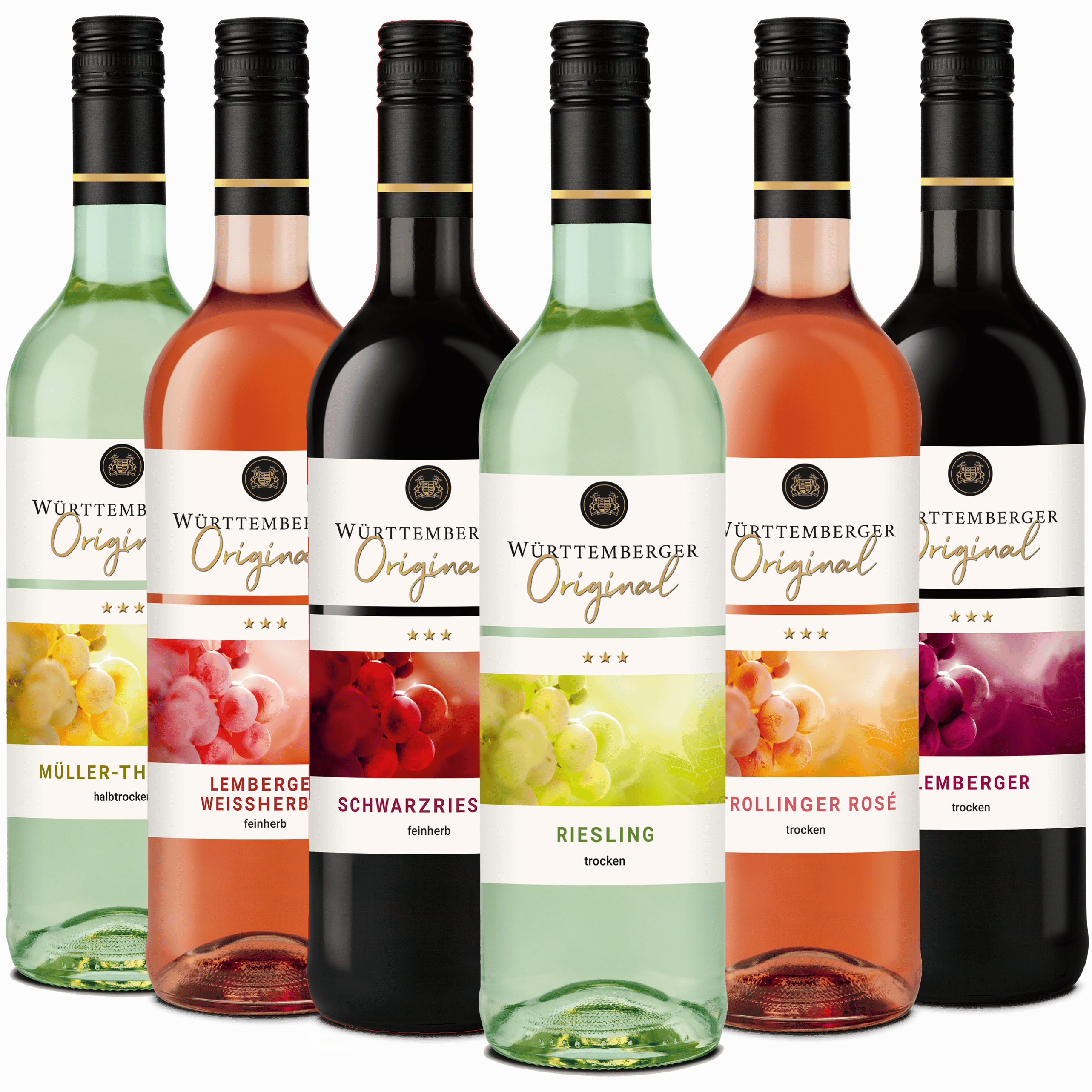 Weinpaket der Serie Württemberger Original aus dem WZG Weinshop WZG Probierpaket Württemberger Original
