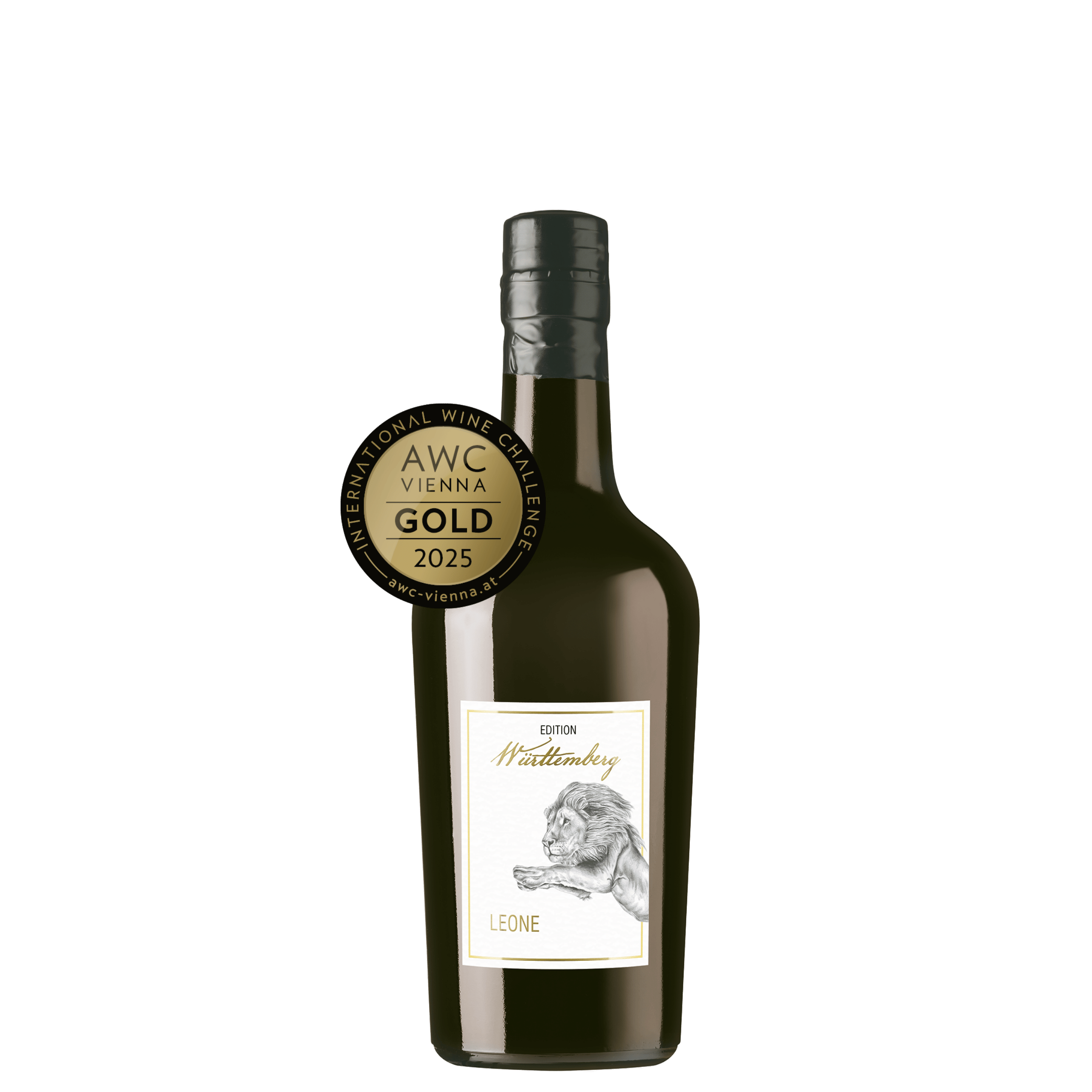 WZG Dessertwein Edition Württemberg Leone AWC Gold Dessertweinflasche Leone der Serie Edition Württemberg mit AWC Goldauszeichnung im WZG Weinshop