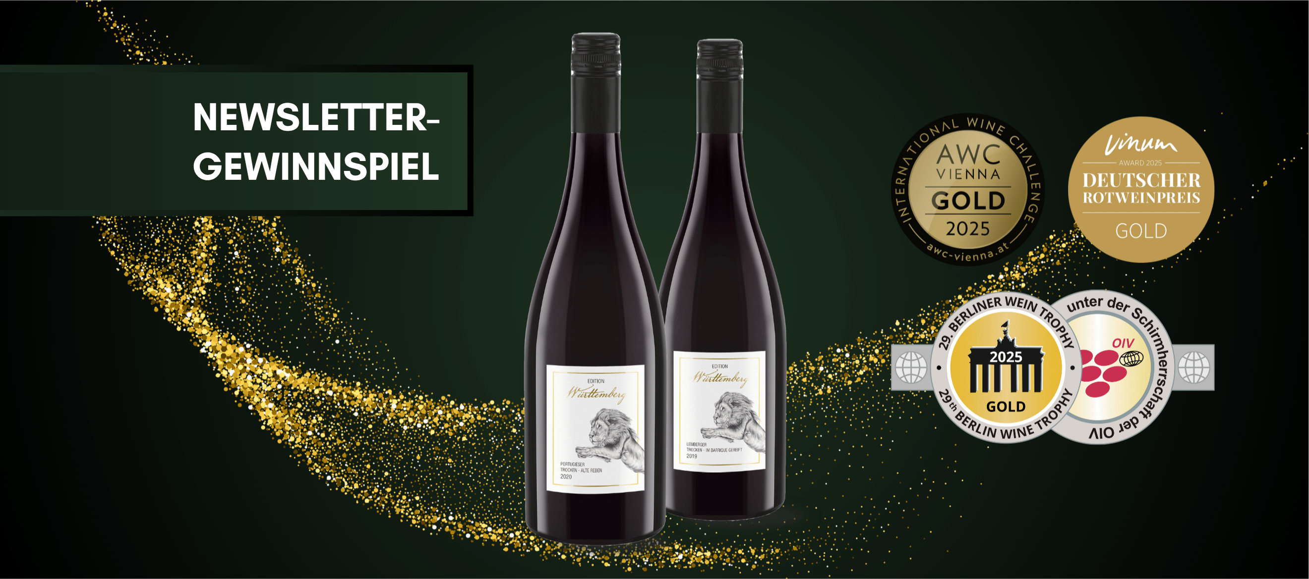 Newsletter Gewinnspiel Titelbild Edition Württemberg Pakete