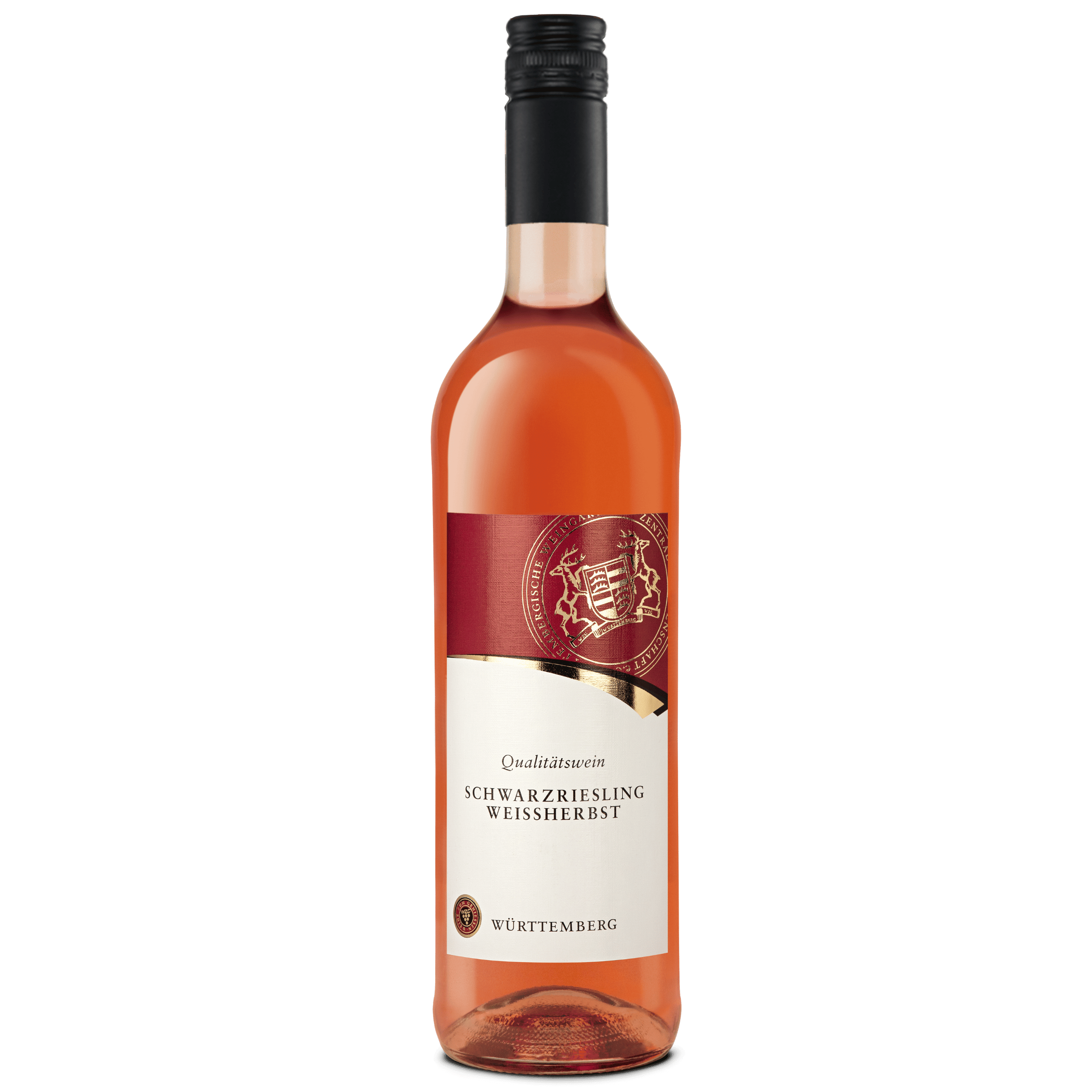 Roséweinflasche der Sorte Schwarzriesling Weißherbst aus dem WZG Weinshop