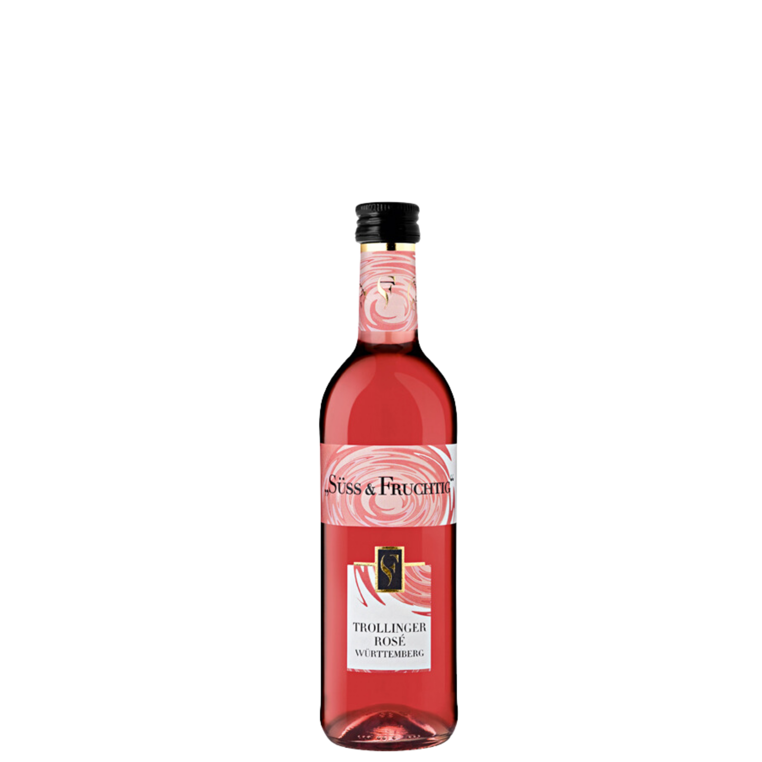 Roséwein Kleinflasche der Sorte Trollinger aus dem WZG Weinshop WZG Roséwein Süss und Fruchtig Trollinger Kleinflasche