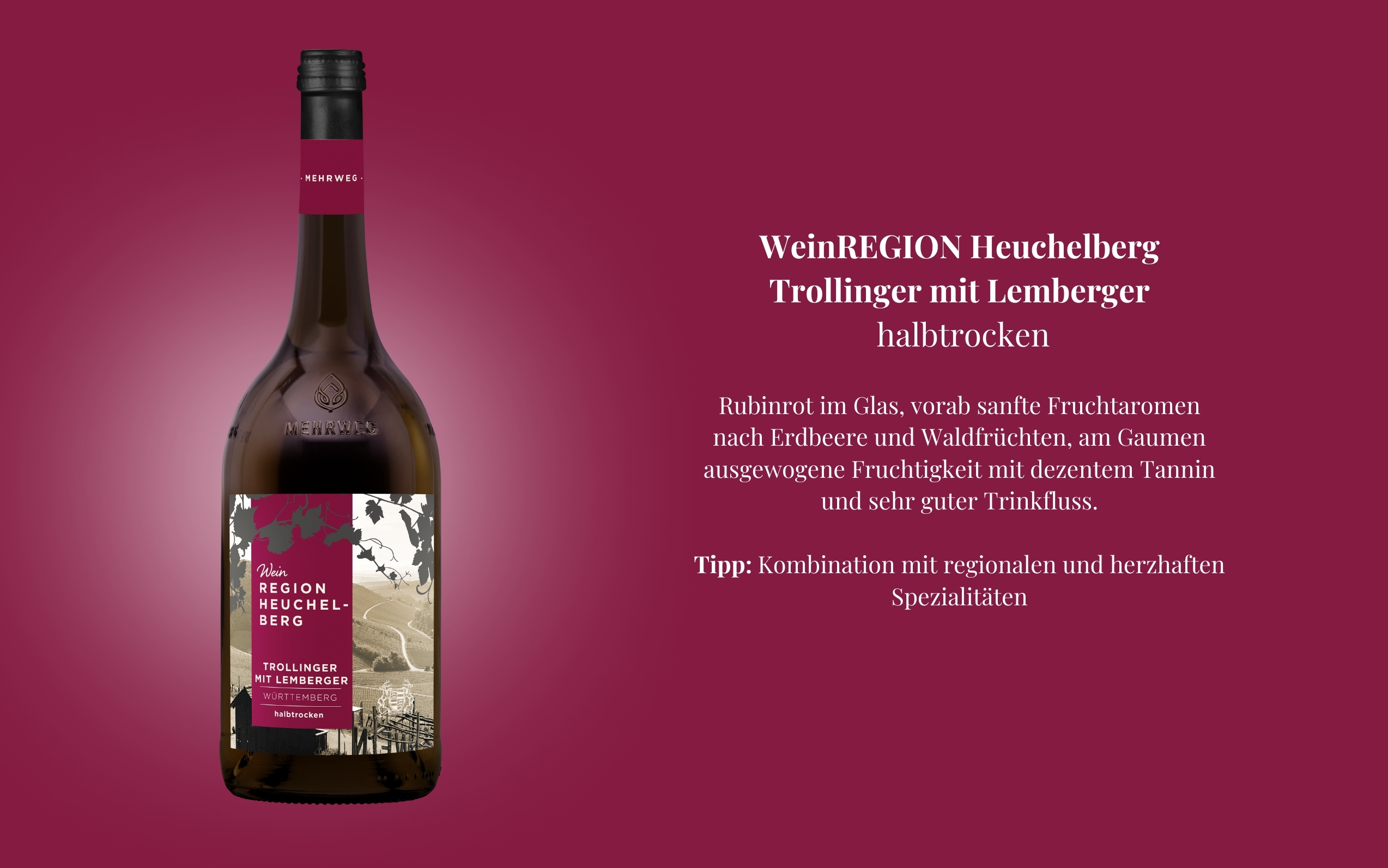 WZG Weinregion Heuchelberg Trollinger mit Lemberger