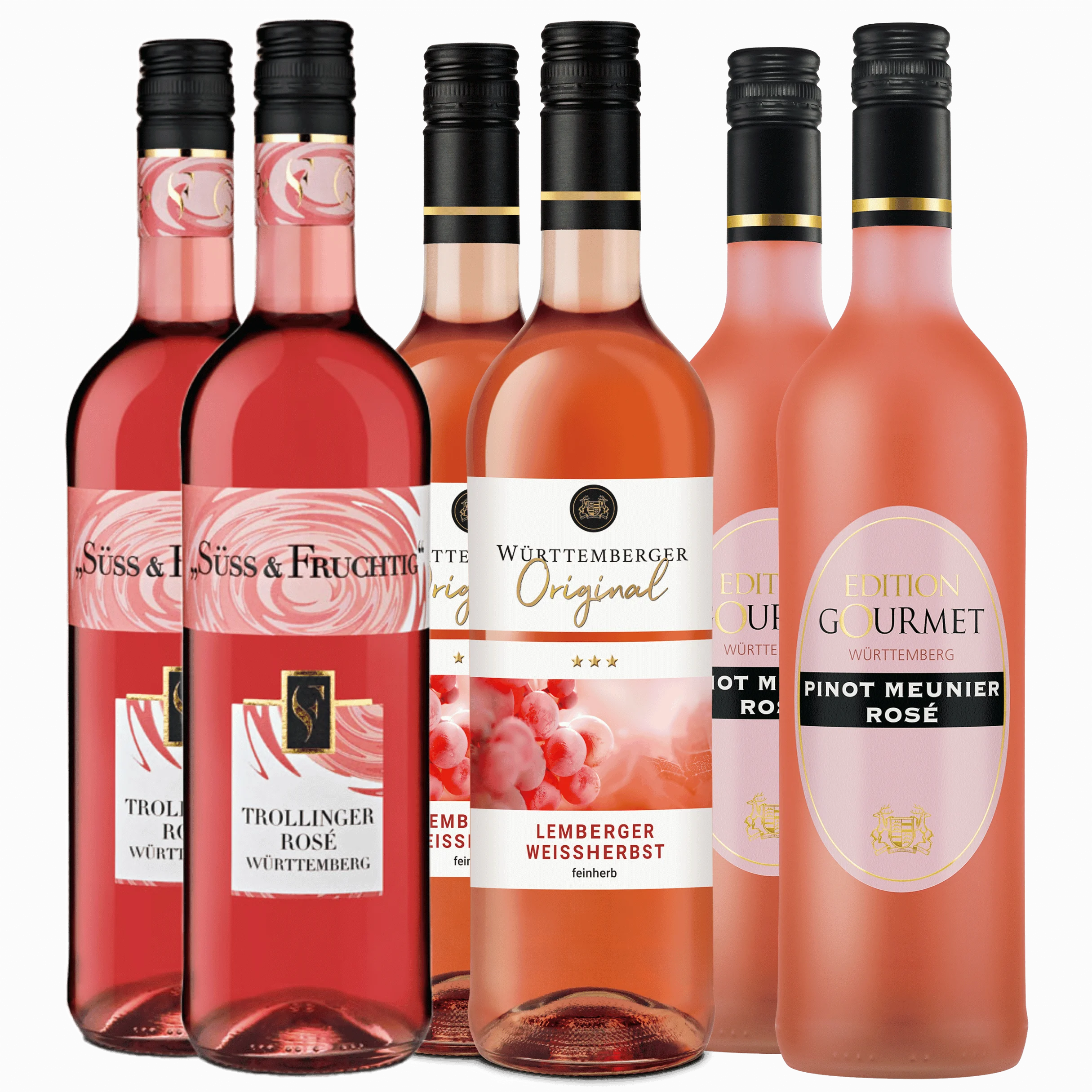 Roséwein Paket mit 6 Flaschen aus dem WZG Weinshop