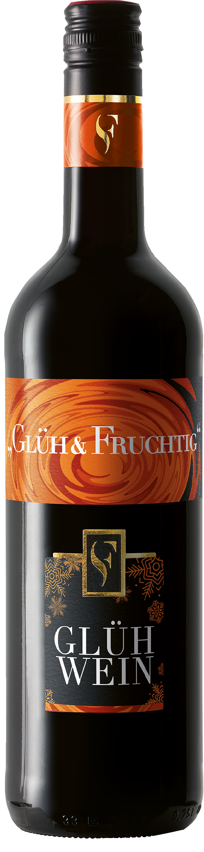 WZG Glühwein rot Süss und Fruchtig Eine Flasche roter Glühwein von Süss und Fruchtig