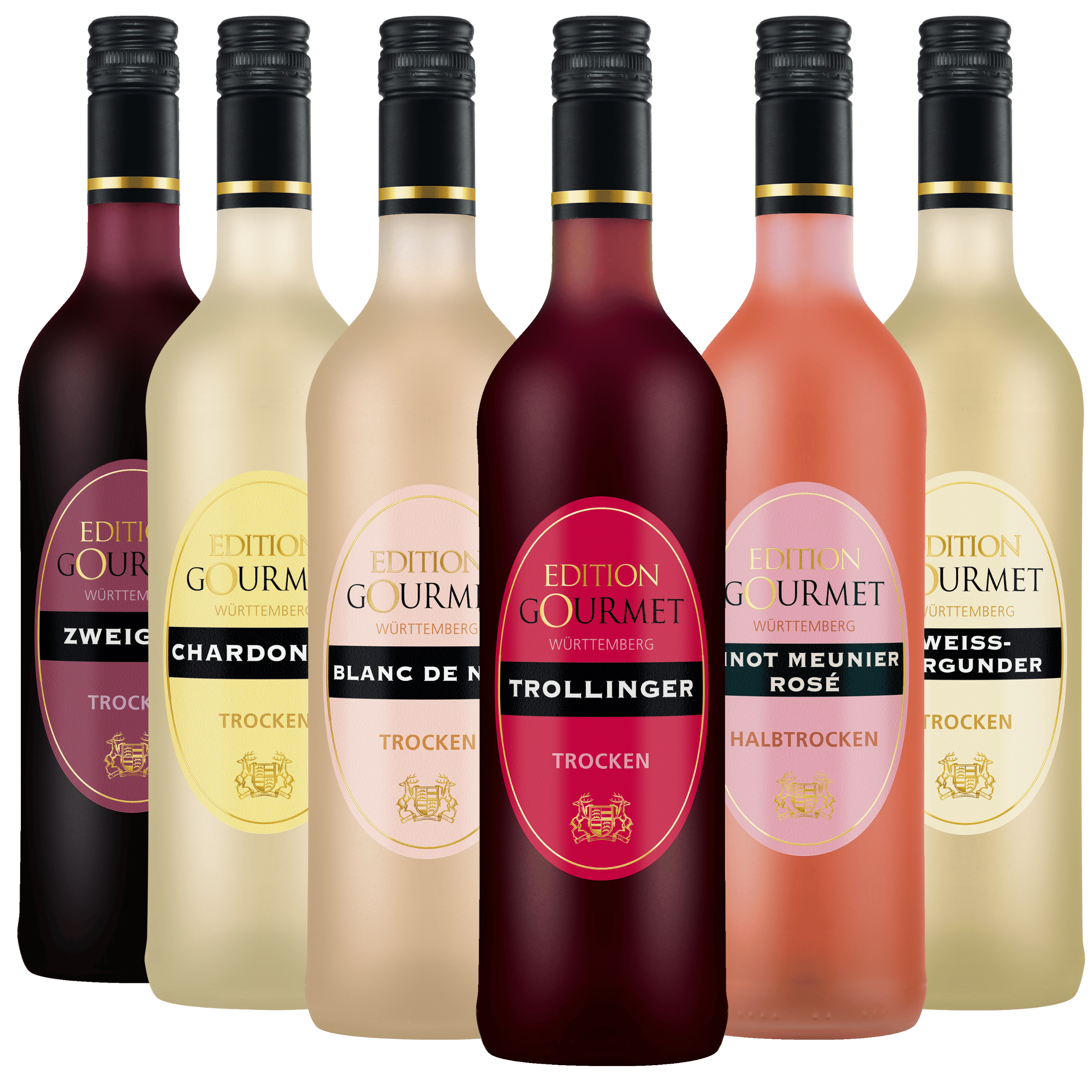 Weinpaket der Serie Edition Gourmet aus dem WZG Weinshop