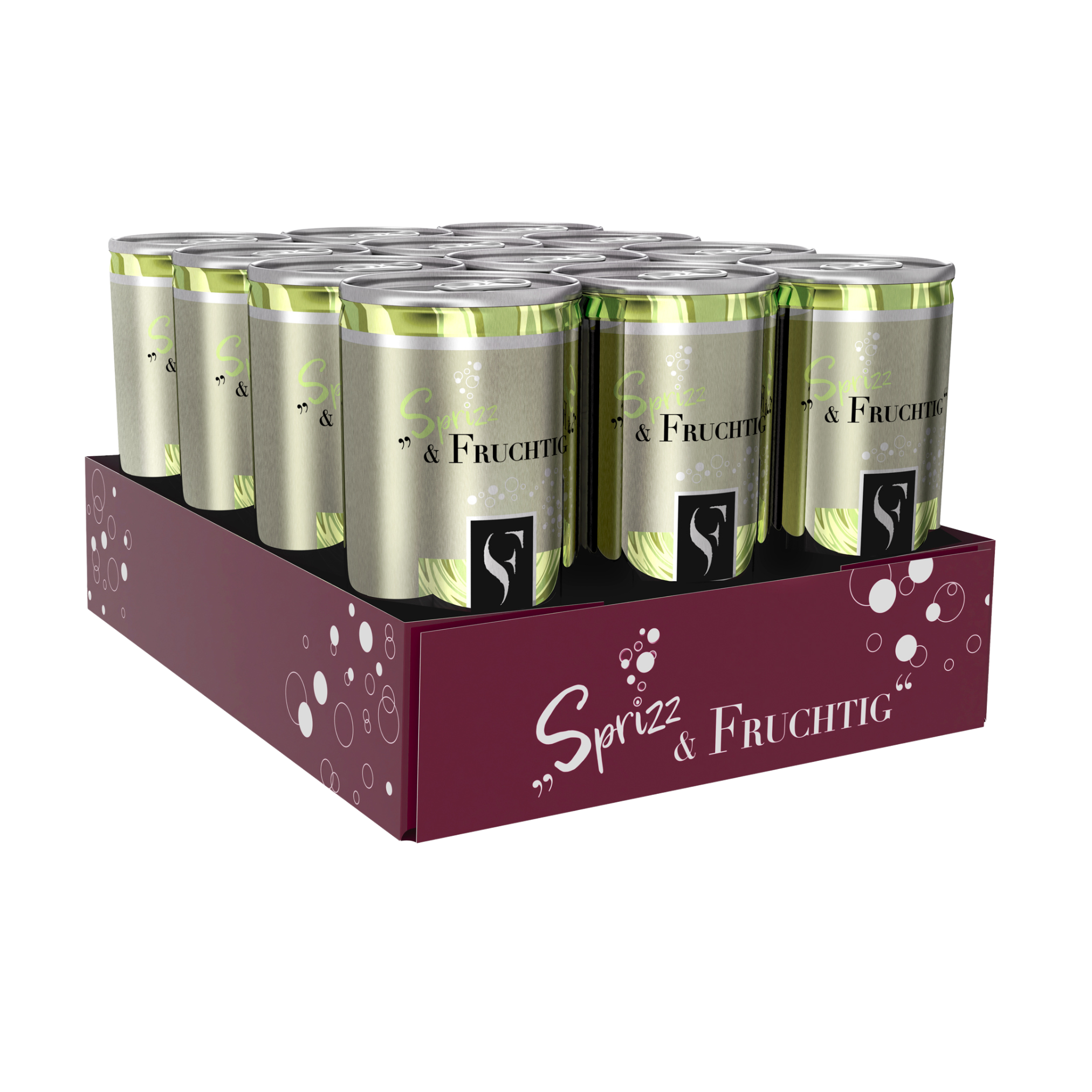 12 Dosen Secco weiss der Serie Sprizz und Fruchtig aus dem WZG Weinshop