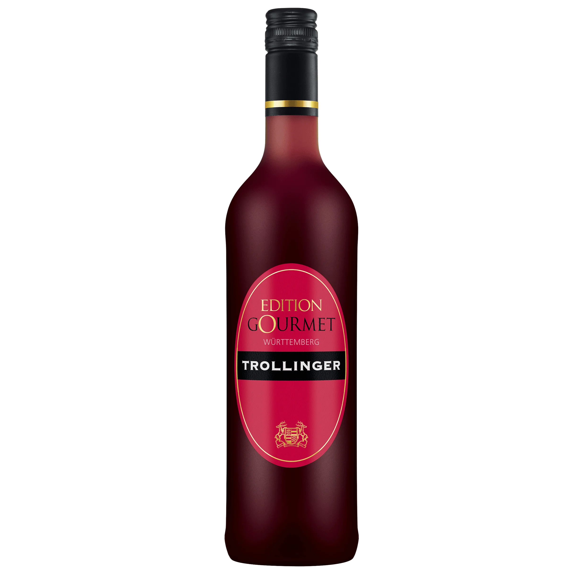 Rotweinflasche der Sorte Trollinger aus dem WZG Weinshop
