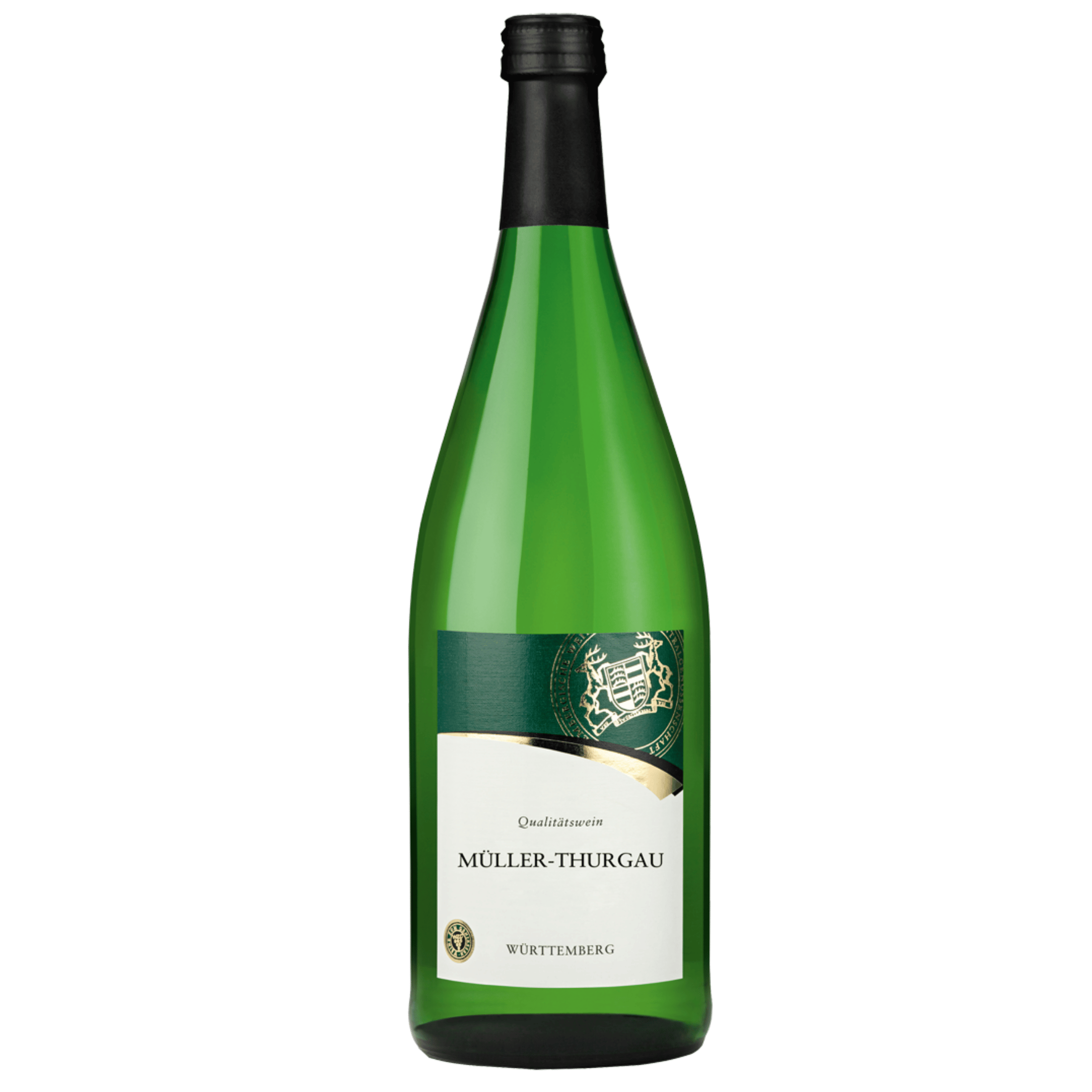 Weißwein-Literflasche der Sorte Müller-Thurgau aus dem WZG Weinshop
