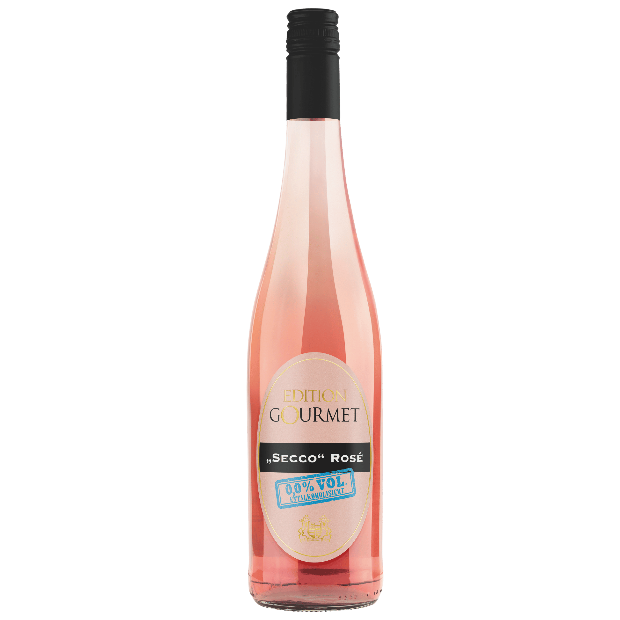 Entalkoholisierte Seccoflasche rosé aus dem WZG Weinshop
