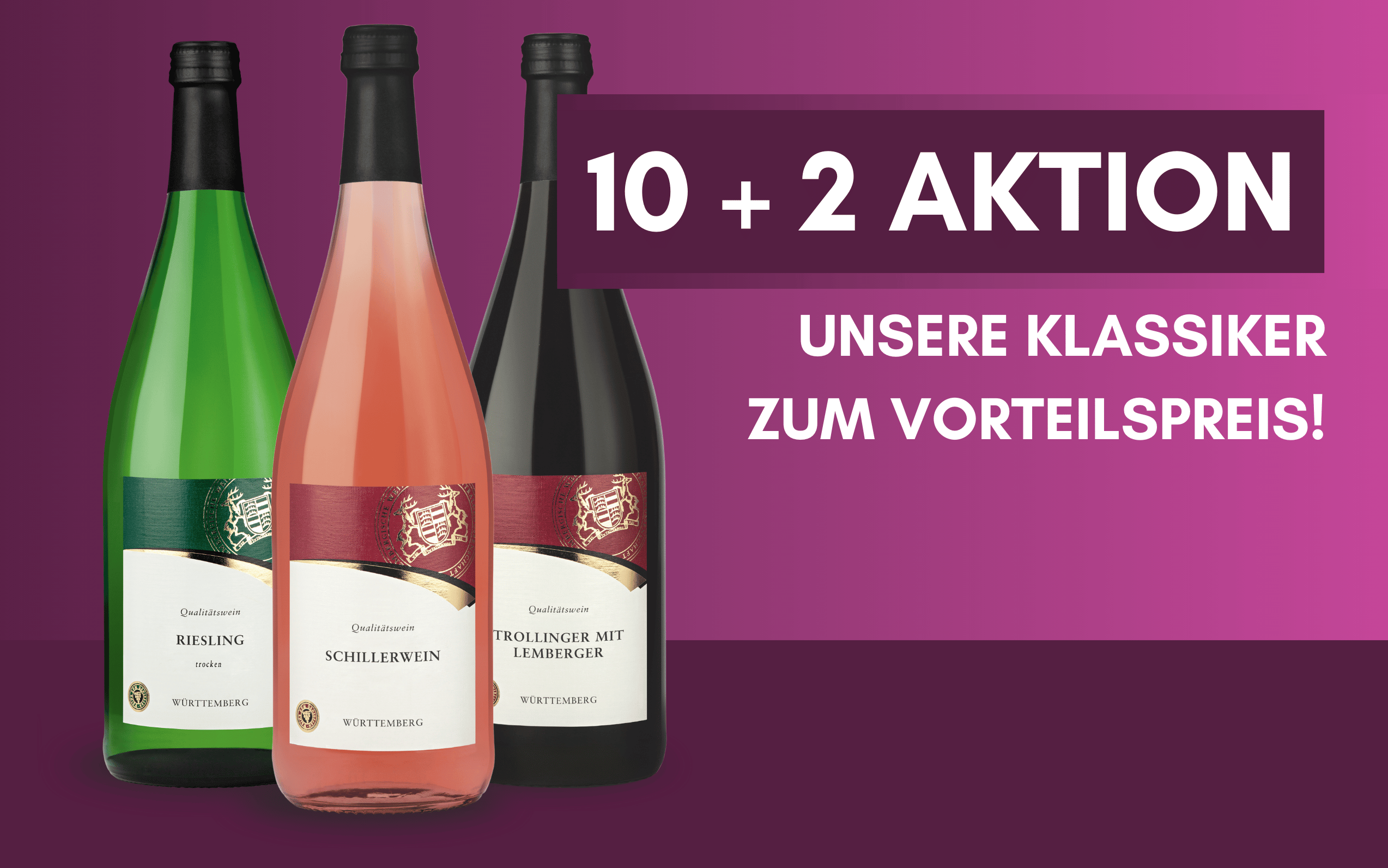 WZG zehn plus zwei Literflaschen Paketaktion